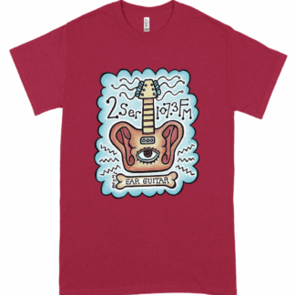 2SER Ear Guitar by Reg Mombassa - Burgundy